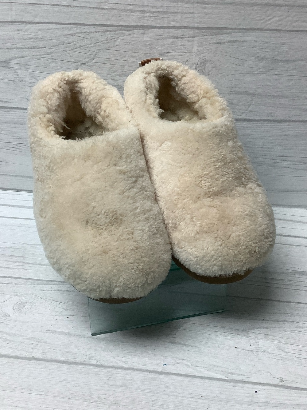 UGG  Plush Shearling Slip-Ons slippers